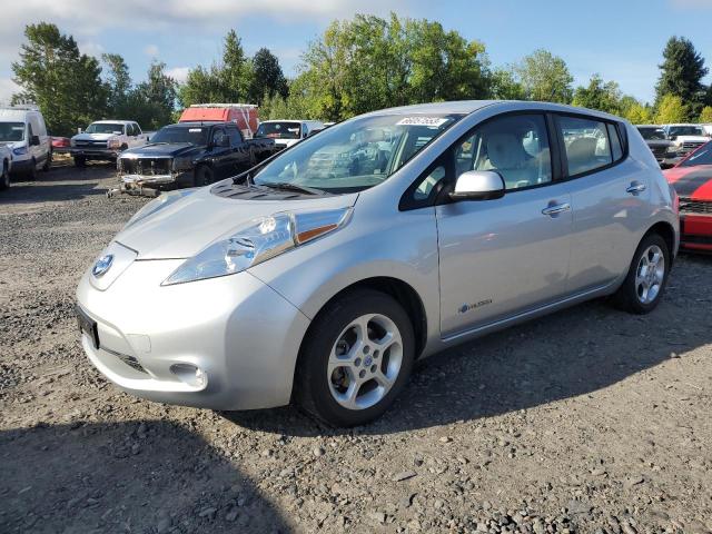 1N4AZ0CP4DC401435 - 2013 NISSAN LEAF S SILVER photo 1