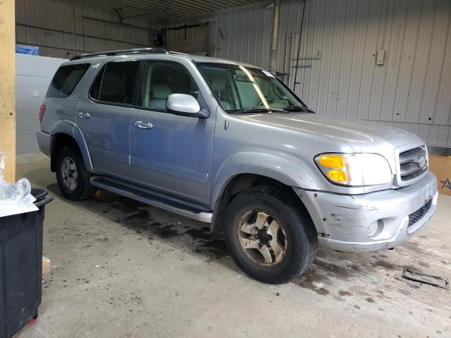 5TDBT44A21S050648 - 2001 TOYOTA SEQUOIA SR5 SILVER photo 4