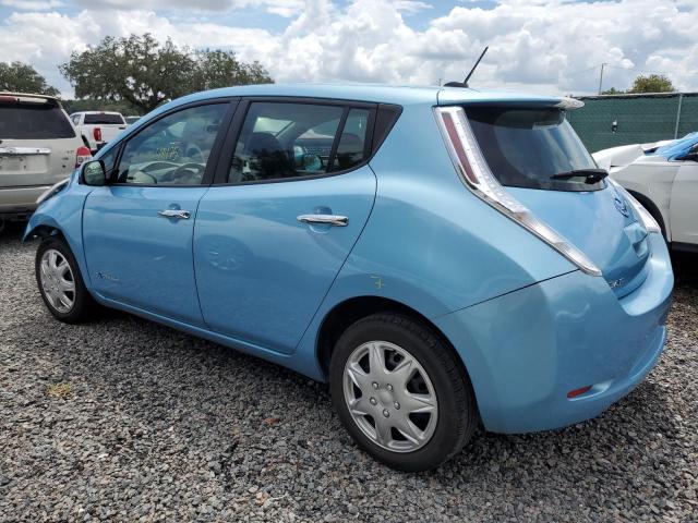 1N4AZ0CP9FC316237 - 2015 NISSAN LEAF S BLUE photo 2