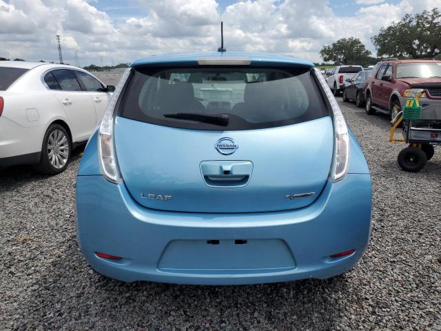 1N4AZ0CP9FC316237 - 2015 NISSAN LEAF S BLUE photo 6