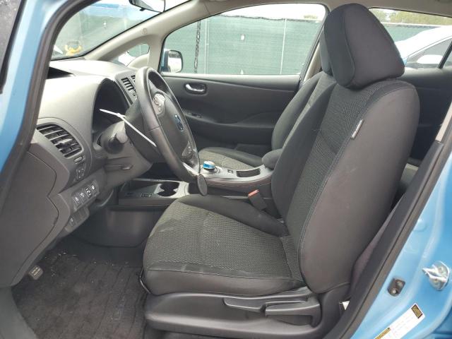 1N4AZ0CP9FC316237 - 2015 NISSAN LEAF S BLUE photo 7