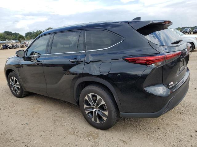5TDGZRAH9NS555918 - 2022 TOYOTA HIGHLANDER XLE BLACK photo 2