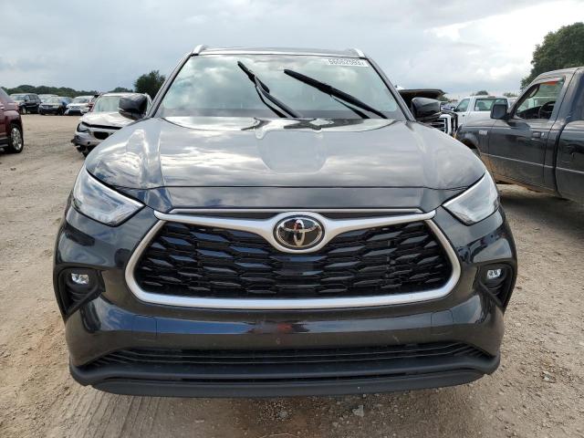 5TDGZRAH9NS555918 - 2022 TOYOTA HIGHLANDER XLE BLACK photo 5