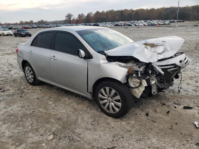 5YFBU4EE4DP113356 - 2013 TOYOTA COROLLA BASE SILVER photo 1