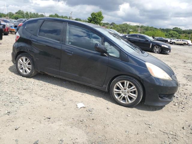 JHMGE88429S048153 - 2009 HONDA FIT SPORT BLUE photo 4