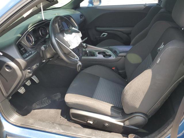 2C3CDZFJ0MH599848 - 2021 DODGE CHALLENGER R/T SCAT PACK BLUE photo 7