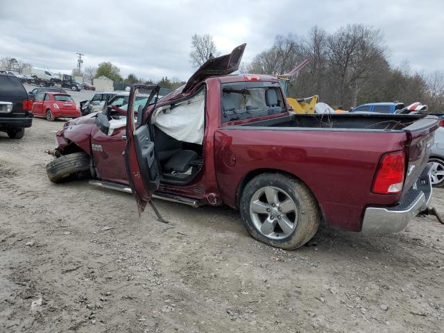 1C6RR7LG3JS221054 - 2018 RAM 1500 SLT BURGUNDY photo 2