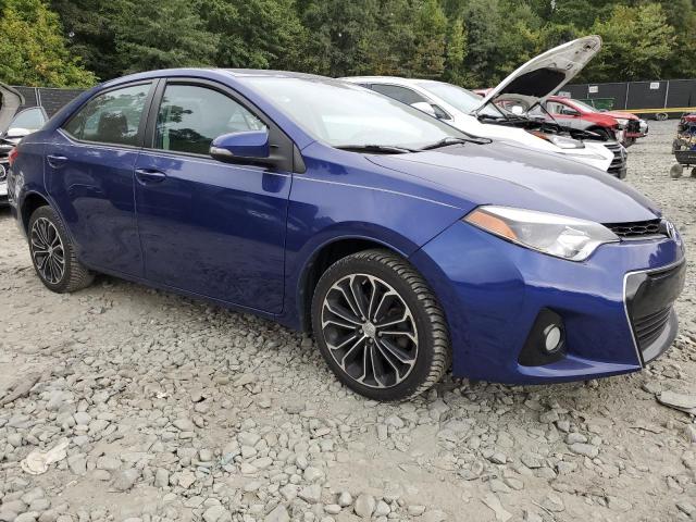 2T1BURHE2GC543190 - 2016 TOYOTA COROLLA L BLUE photo 4