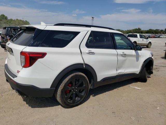 1FM5K8GC0LGB04204 - 2020 FORD EXPLORER ST WHITE photo 3