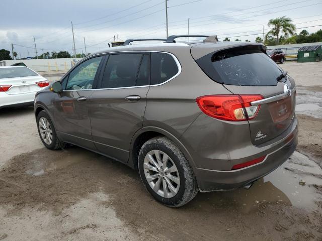 LRBFXBSA1HD037388 - 2017 BUICK ENVISION ESSENCE BROWN photo 2