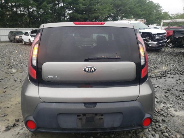 KNDJN2A24E7067703 - 2014 KIA SOUL GRAY photo 6