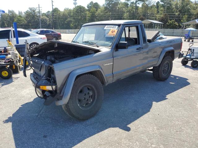 1J7FT36L0KL483668 - 1989 JEEP COMANCHE PIONEER GRAY photo 1