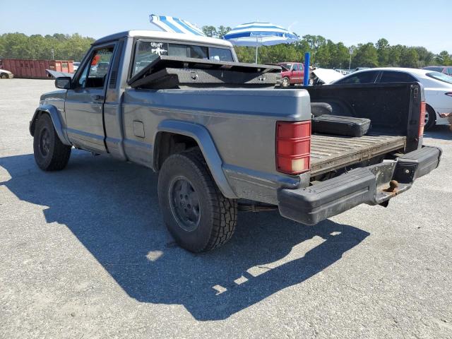 1J7FT36L0KL483668 - 1989 JEEP COMANCHE PIONEER GRAY photo 2