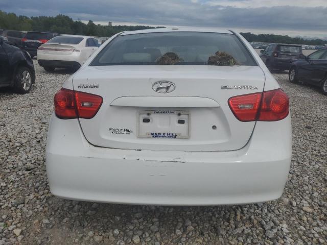 KMHDU46D78U317376 - 2008 HYUNDAI ELANTRA GLS WHITE photo 6