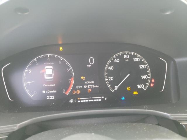 2HGFE2F5XNH510208 - 2022 HONDA CIVIC SPORT 灰色 照片 9