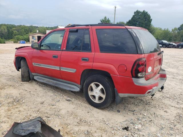 1GNDT13S722390380 - 2002 CHEVROLET TRAILBLAZE RED photo 2