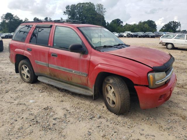 1GNDT13S722390380 - 2002 CHEVROLET TRAILBLAZE RED photo 4