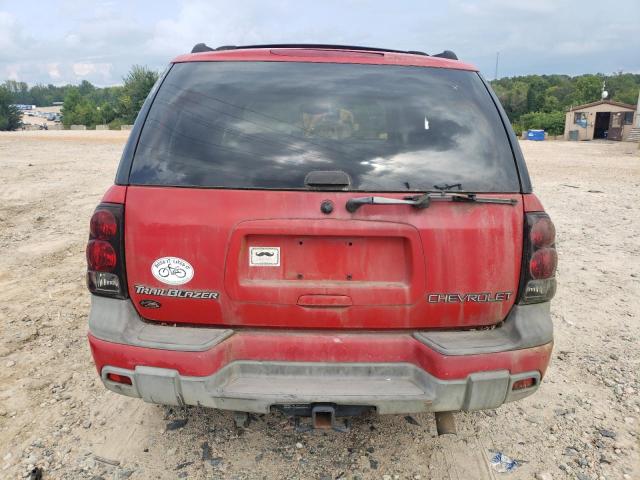 1GNDT13S722390380 - 2002 CHEVROLET TRAILBLAZE RED photo 6