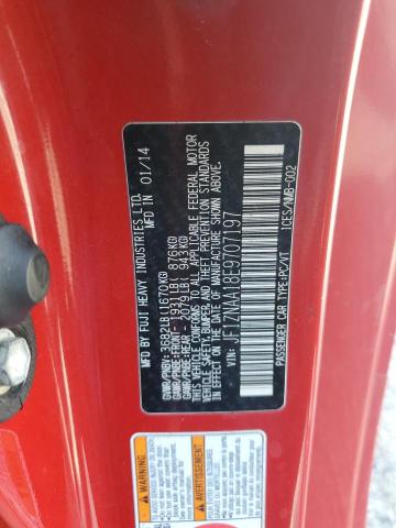 JF1ZNAA18E9707197 - 2014 TOYOTA SCION FR-S წითელი ფოტო 12