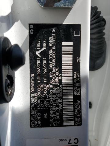 JTEBU5JR2J5562506 - 2018 TOYOTA 4RUNNER SR5/SR5 PREMIUM 白色 照片 13