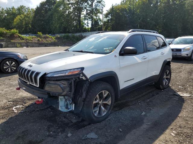 1C4PJMBS7FW528190 - 2015 JEEP CHEROKEE TRAILHAWK WHITE photo 1