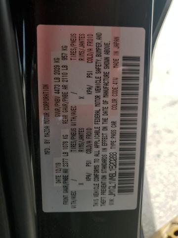 JM1GL1VM8L1520288 - 2020 MAZDA 6 TOURING 黑色 照片 12