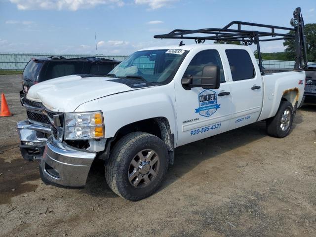 1GC1KXC80DF115953 - 2013 CHEVROLET SILVERADO K2500 HEAVY DUTY LT WHITE photo 1