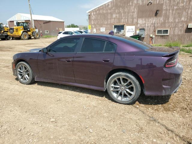 2C3CDXMG5MH525465 - 2021 DODGE CHARGER GT PURPLE photo 2