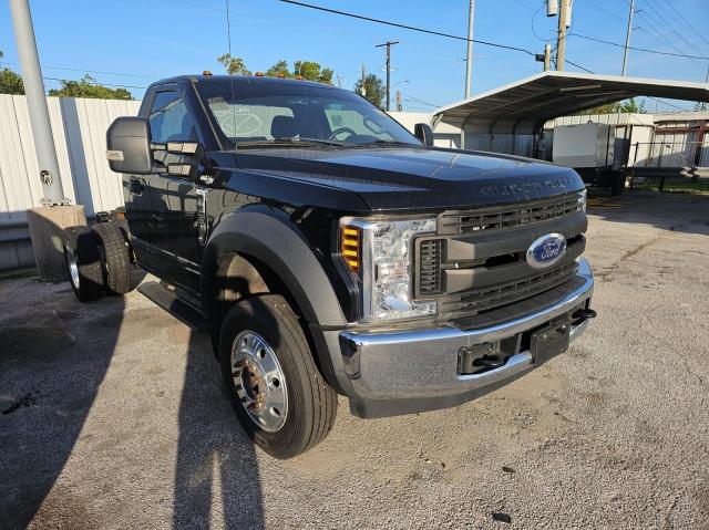 1FDUF4GY4JEB75886 - 2018 FORD F450 SUPER DUTY BLACK photo 1