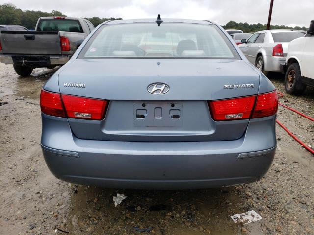 5NPET46C99H439915 - 2009 HYUNDAI SONATA GLS BLUE photo 6