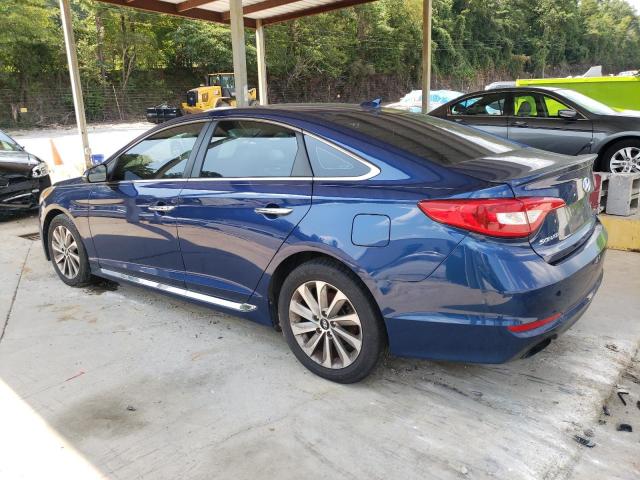 5NPE34AF7HH519729 - 2017 HYUNDAI SONATA SPORT BLUE photo 2