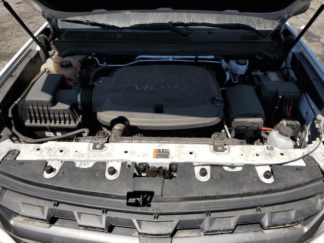 1GCGTDEN5M1238797 - 2021 CHEVROLET COLORADO Z71 WHITE photo 11