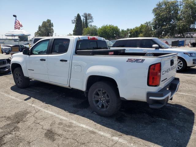 1GCGTDEN5M1238797 - 2021 CHEVROLET COLORADO Z71 WHITE photo 2