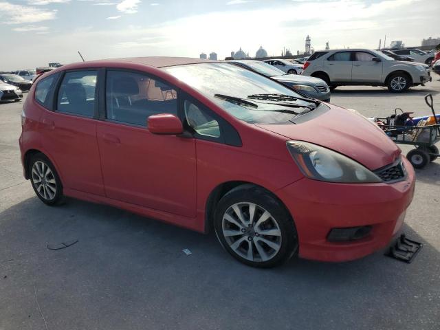 JHMGE8H58DC038058 - 2013 HONDA FIT SPORT RED photo 4