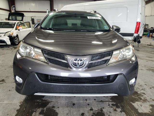 JTMWFREV0EJ012183 - 2014 TOYOTA RAV4 XLE GRAY photo 5