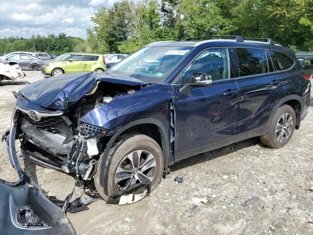 5TDHZRBHXNS191124 - 2022 TOYOTA HIGHLANDER XLE Mavi foto 1