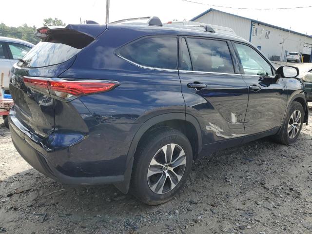 5TDHZRBHXNS191124 - 2022 TOYOTA HIGHLANDER XLE Mavi foto 3