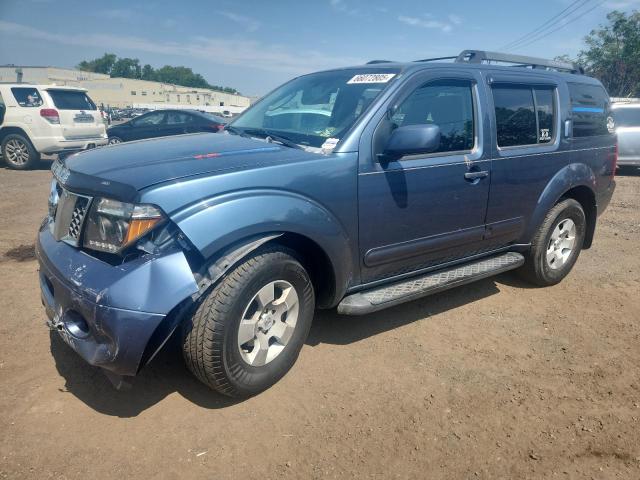 5N1AR18W76C612479 - 2006 NISSAN PATHFINDER LE BLUE photo 1