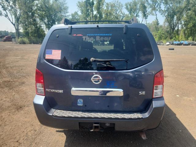 5N1AR18W76C612479 - 2006 NISSAN PATHFINDER LE BLUE photo 6