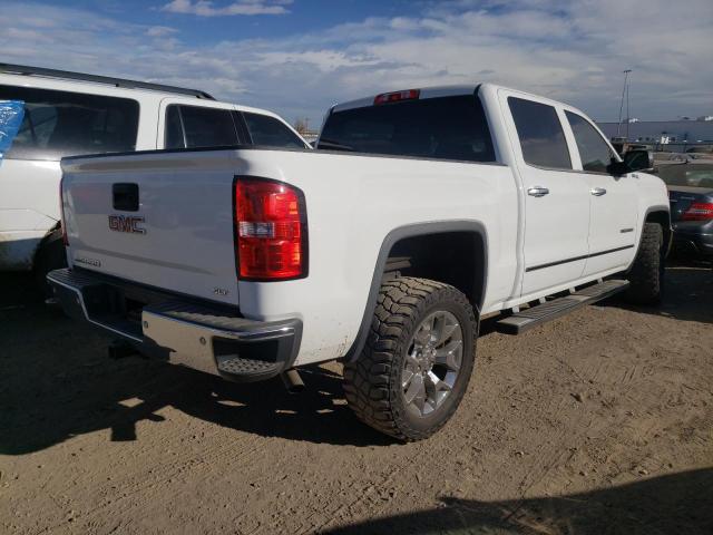 3GTU2VEC7EG383322 - 2014 GMC SIERRA K1500 SLT WHITE photo 4