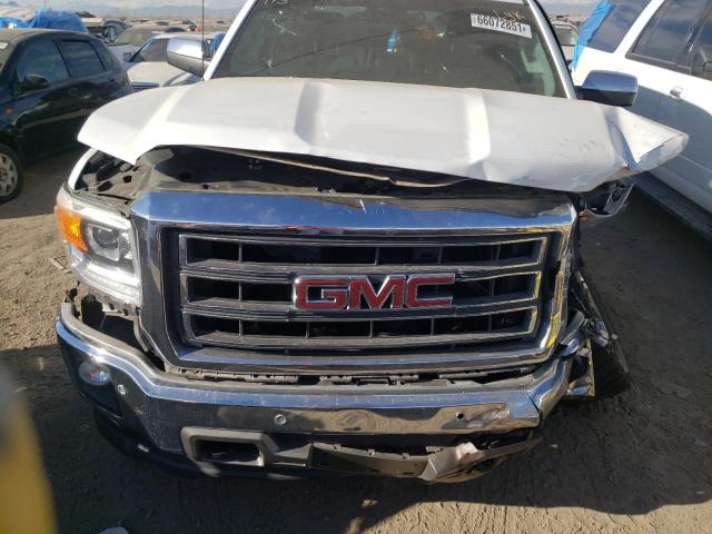 3GTU2VEC7EG383322 - 2014 GMC SIERRA K1500 SLT WHITE photo 9