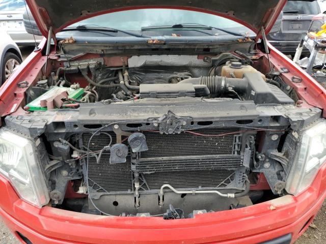 1FTFX1EF7DKD83177 - 2013 FORD F150 SUPER CAB RED photo 11