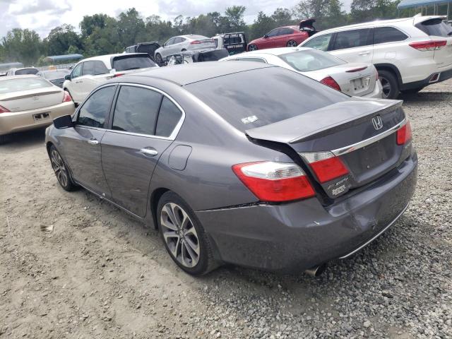 1HGCR2F51EA110950 - 2014 HONDA ACCORD SPORT GRAY photo 2