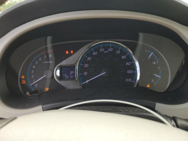 5TDYK3DC7DS389872 - 2013 TOYOTA SIENNA XLE GRAY photo 9