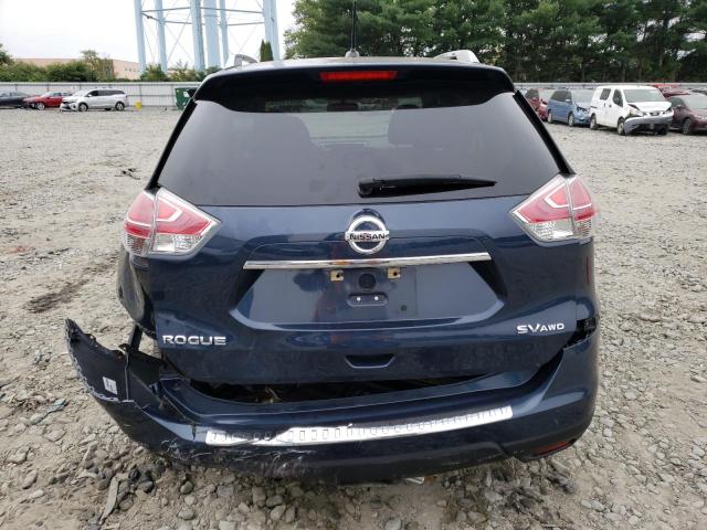 5N1AT2MV0FC909906 - 2015 NISSAN ROGUE S BLUE photo 6