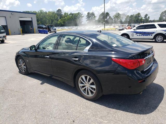 JN1CV7AR2HM681399 - 2017 INFINITI Q50 BASE أسود صورة 2