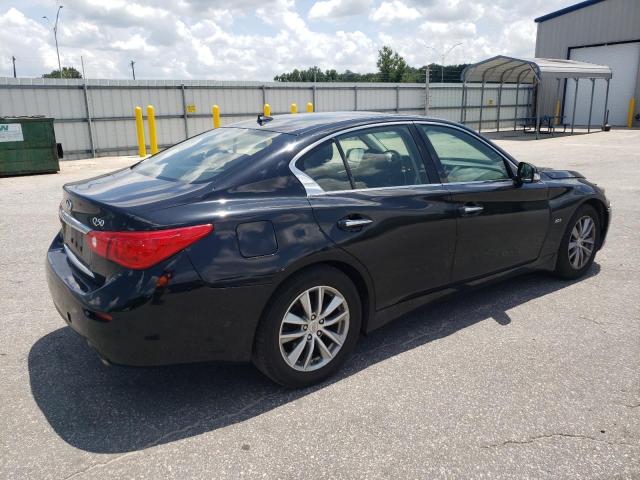 JN1CV7AR2HM681399 - 2017 INFINITI Q50 BASE أسود صورة 3