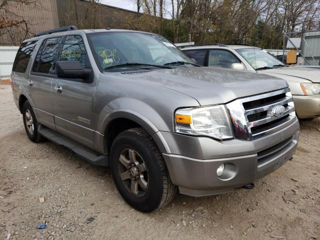 1FMFU16548LA44936 - 2008 FORD EXPEDITION XLT GRAY photo 1