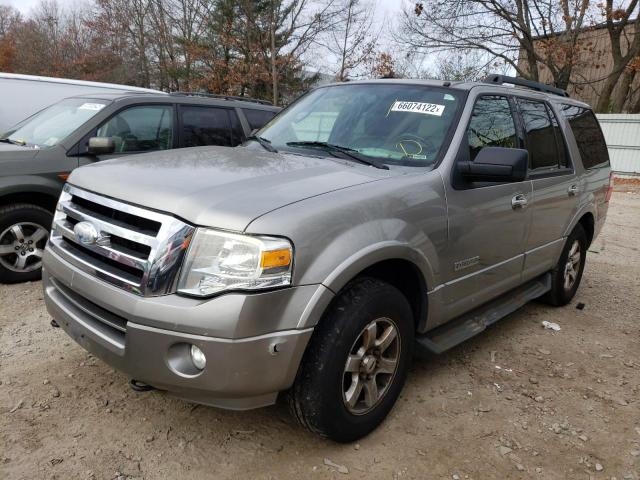 1FMFU16548LA44936 - 2008 FORD EXPEDITION XLT GRAY photo 2