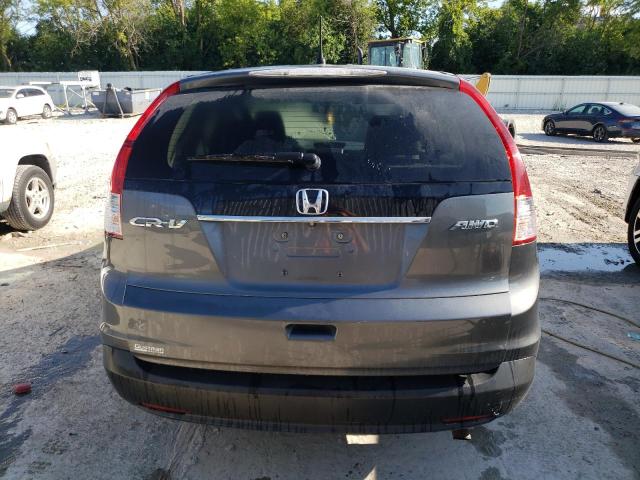 5J6RM4H53EL051527 - 2014 HONDA CR-V EX GRAY photo 6